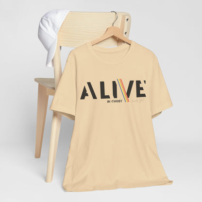 Alive in Christ - Unisex Jersey Short Sleeve Tee