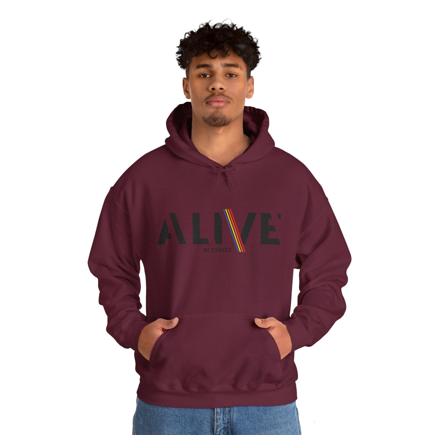 Alive in Christ -Unisex  Sweat-shirt à capuche Heavy Blend™ 