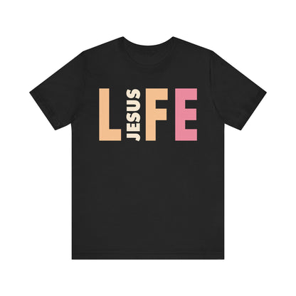 Jesus Is The Life - Unisex Jersey Short Sleeve Tee