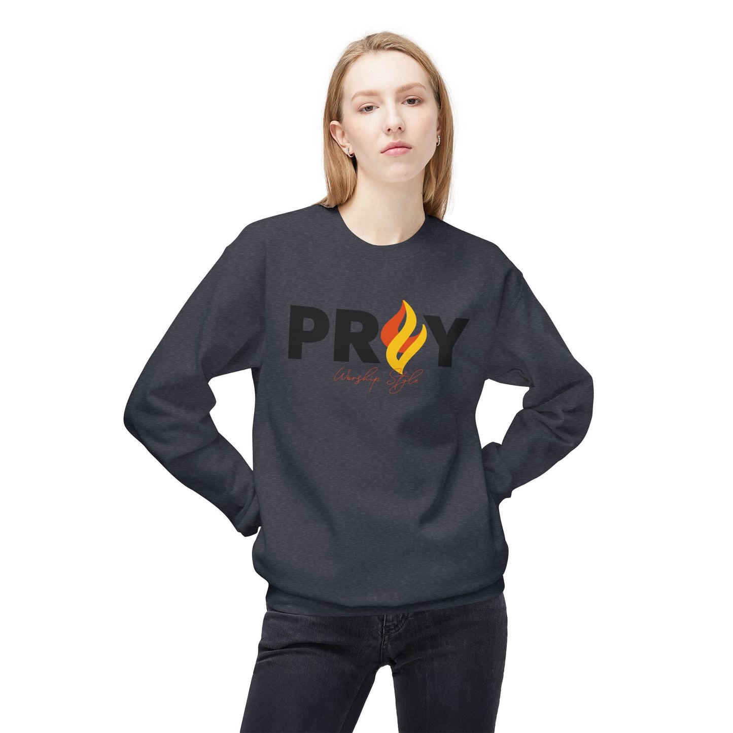 PRAY - Unisex Softstyle Fleece Sweatshirt 