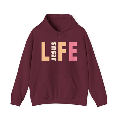 Jesus is Life - Unisex Heavy Blend™ Hooded Sweatshirt