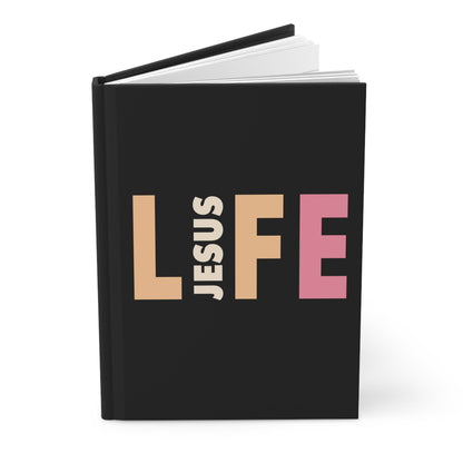 Jesus is Life Journal –  Hard Cover Notebook