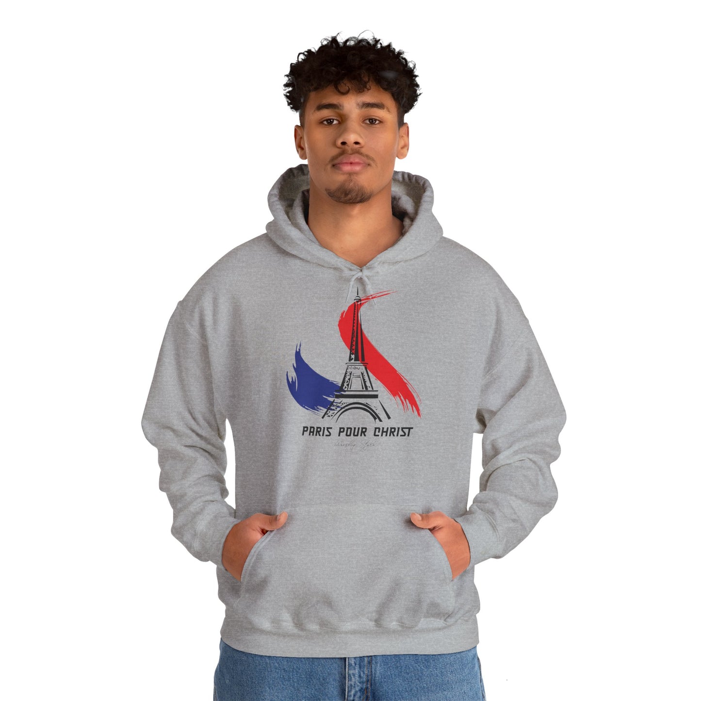 Paris Pour Christ - Unisex Sweat à capuche Heavy Blend™