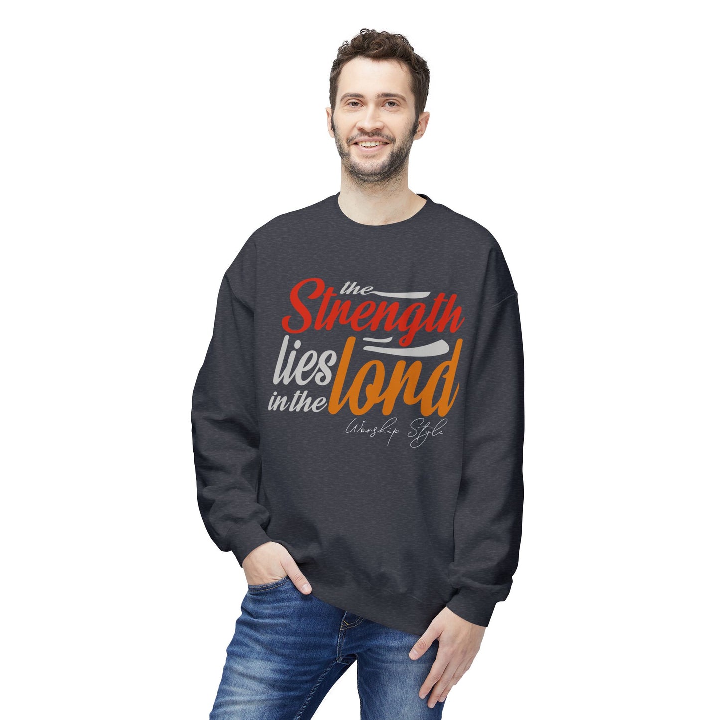 Strenght in The Lord - Unisex Softstyle Fleece Sweatshirt