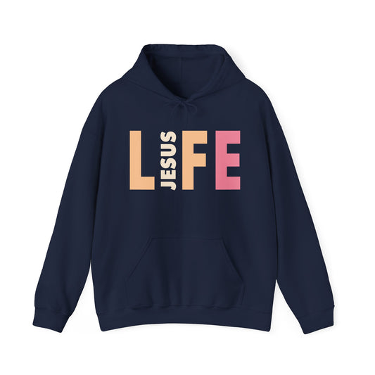 Jesus is Life - Unisex Heavy Blend™ Hooded Sweatshirt