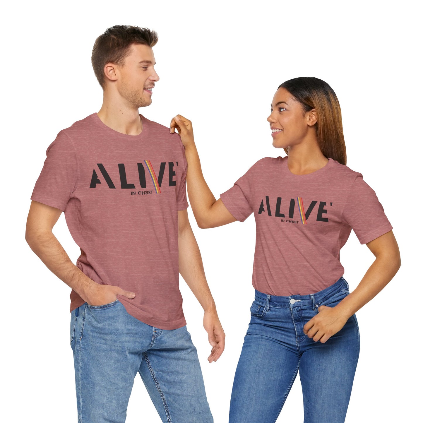 Alive in Christ - Unisex Jersey Short Sleeve Tee