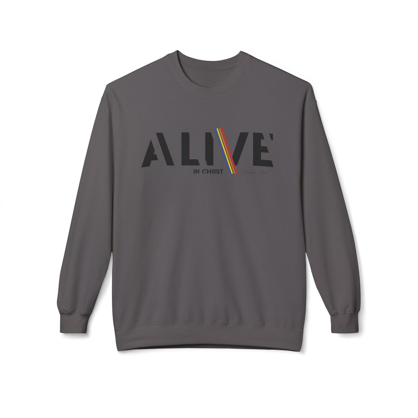 Alive in Christ - Unisex Softstyle Fleece Sweatshirt