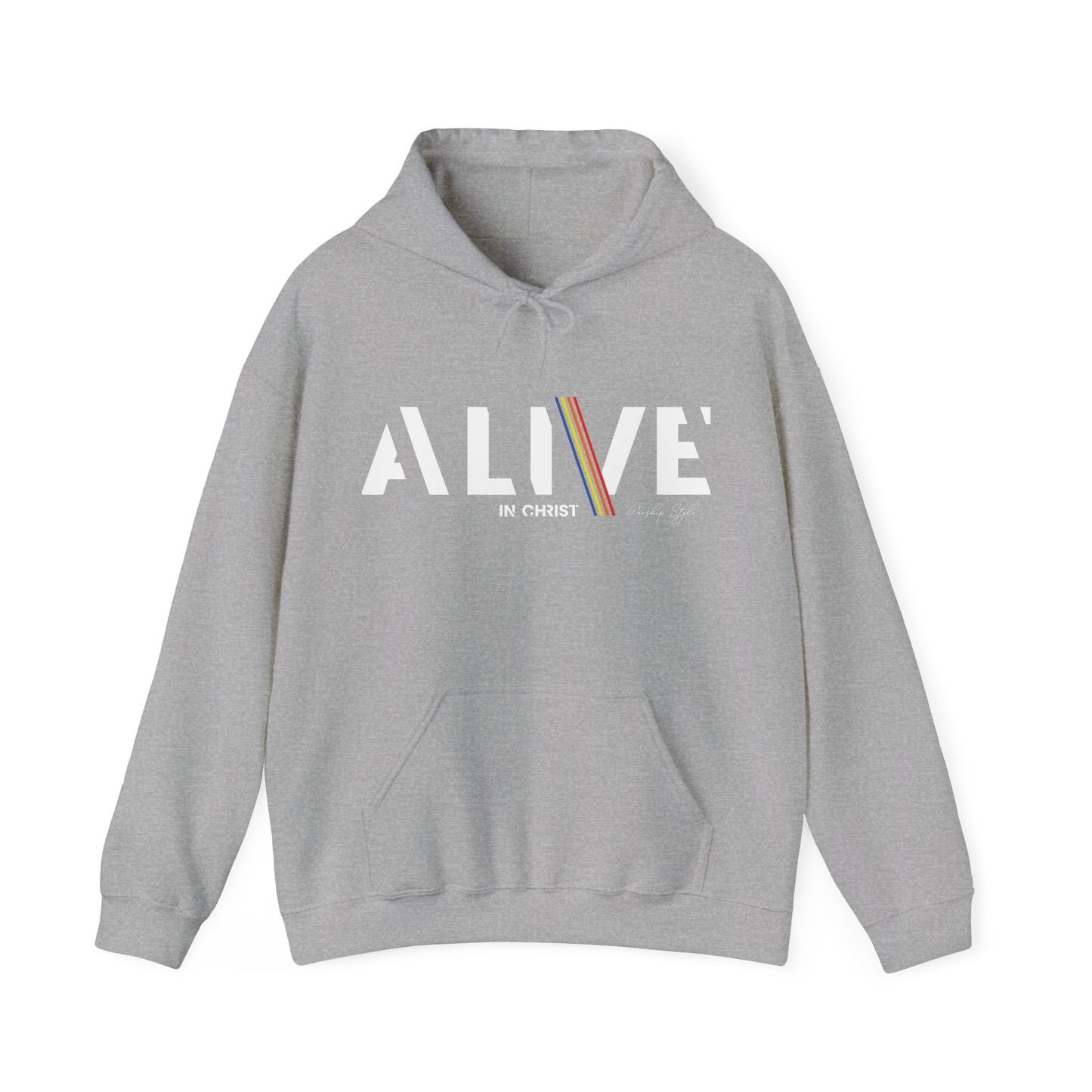 Alive in Christ - Unisex Sweat-shirt à capuche Heavy Blend™ 