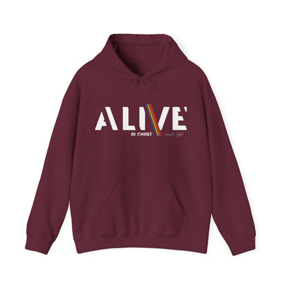 Alive in Christ - Unisex Sweat-shirt à capuche Heavy Blend™ 