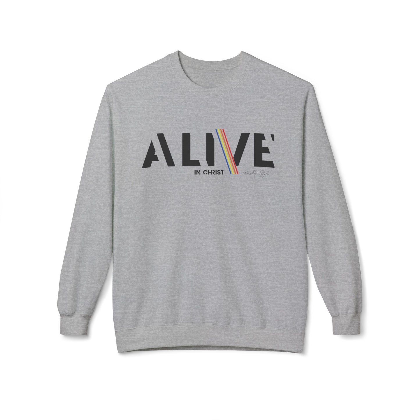 Alive in Christ - Unisex Softstyle Fleece Sweatshirt