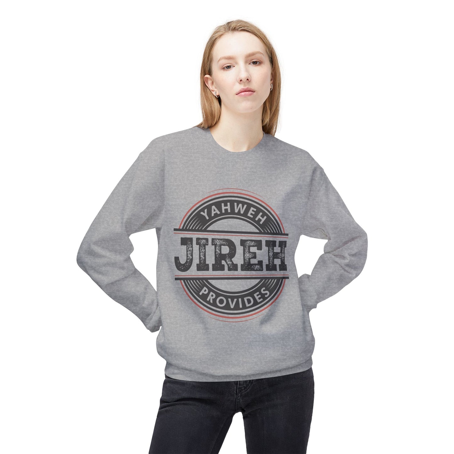 YHWH Provides - Unisex Sweat-shirt en polaire douce 