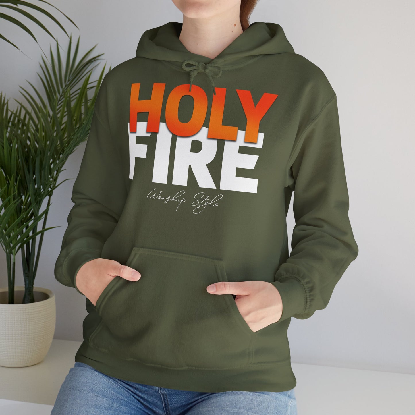 Heiliges Feuer - Unisex Heavy Blend™ Kapuzenpullover 