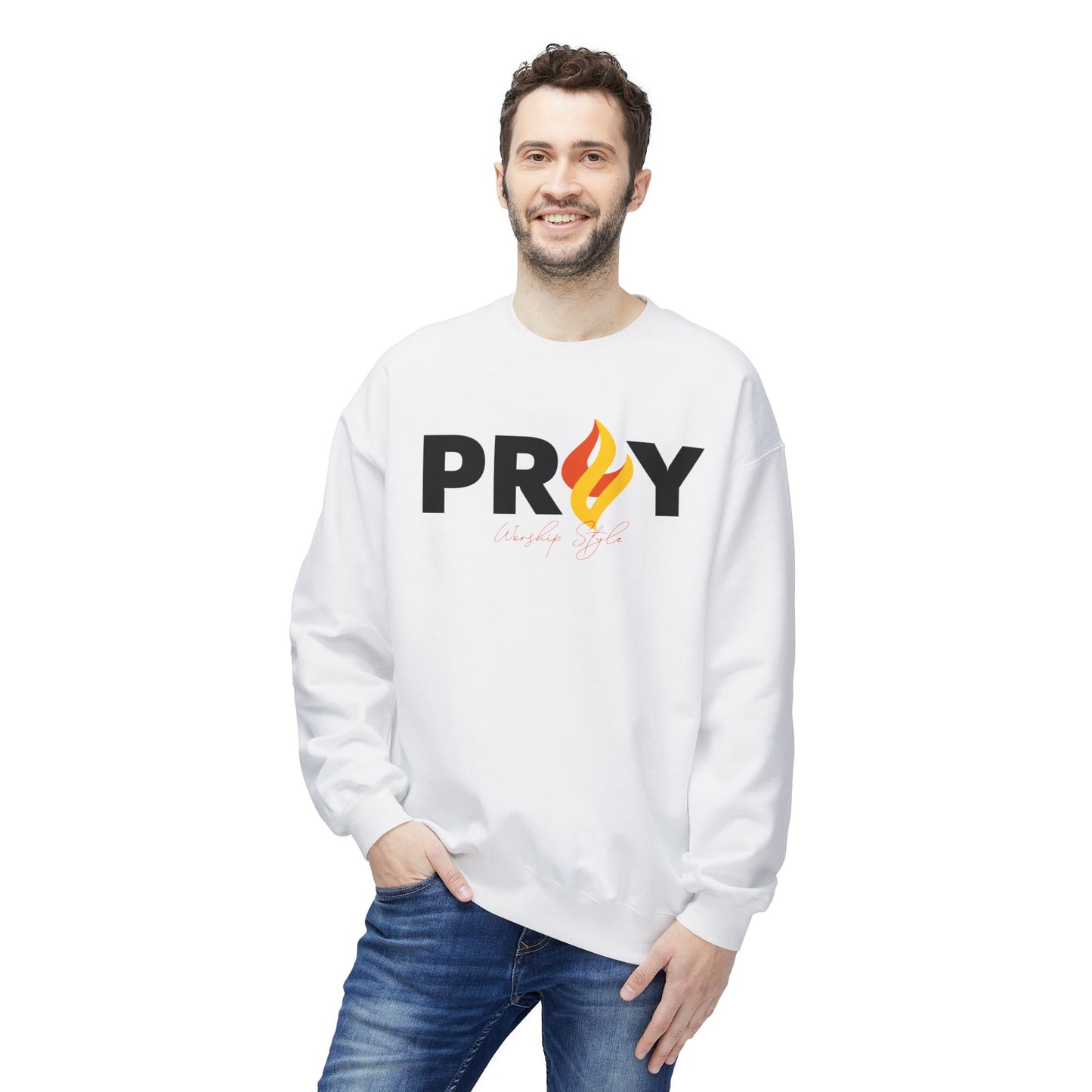 PRAY - Unisex Sweat-shirt en polaire doux 