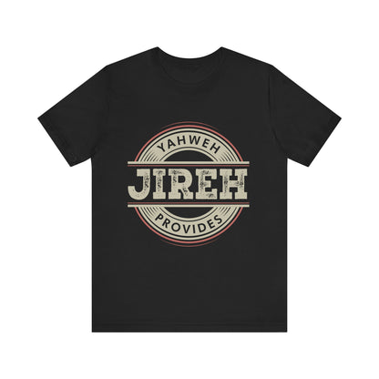 YHWH Provides - T-shirt unisexe à manches courtes en jersey