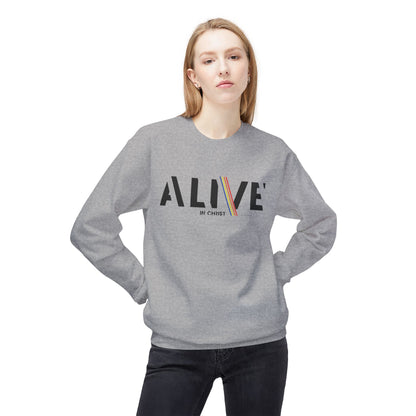 Alive in Christ - Unisex Softstyle Fleece Sweatshirt