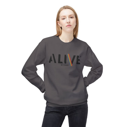 Alive in Christ - Unisex Softstyle Fleece Sweatshirt