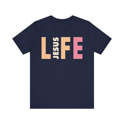 Jesus Is The Life - Unisex Jersey Short Sleeve Tee