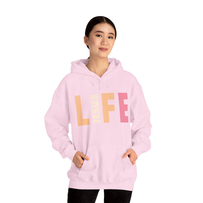 Jesus is Life - Unisex Heavy Blend™ Hooded Sweatshirt