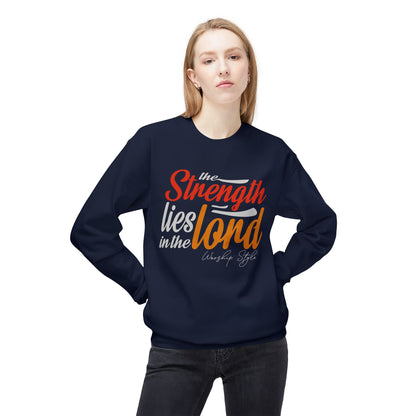 Strenght in The Lord - Unisex Softstyle Fleece Sweatshirt