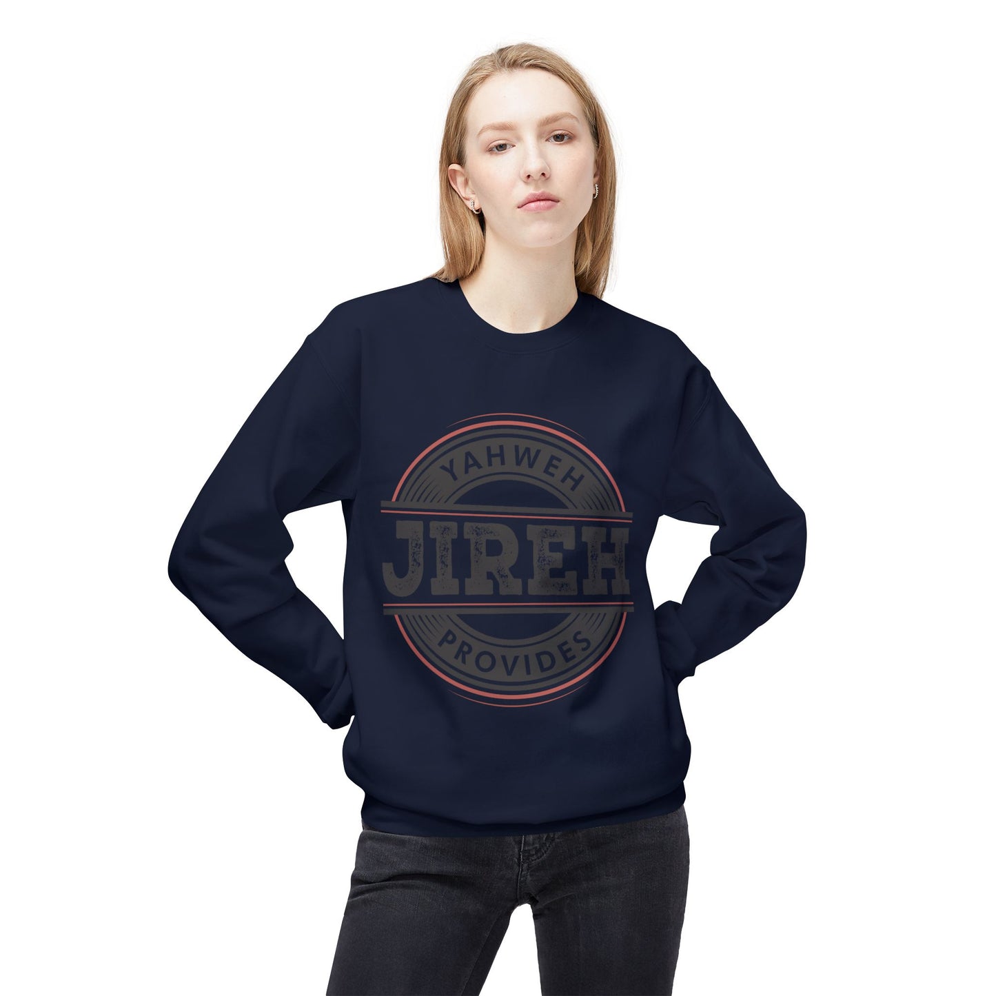 YHWH Provides - Unisex Softstyle Fleece Sweatshirt