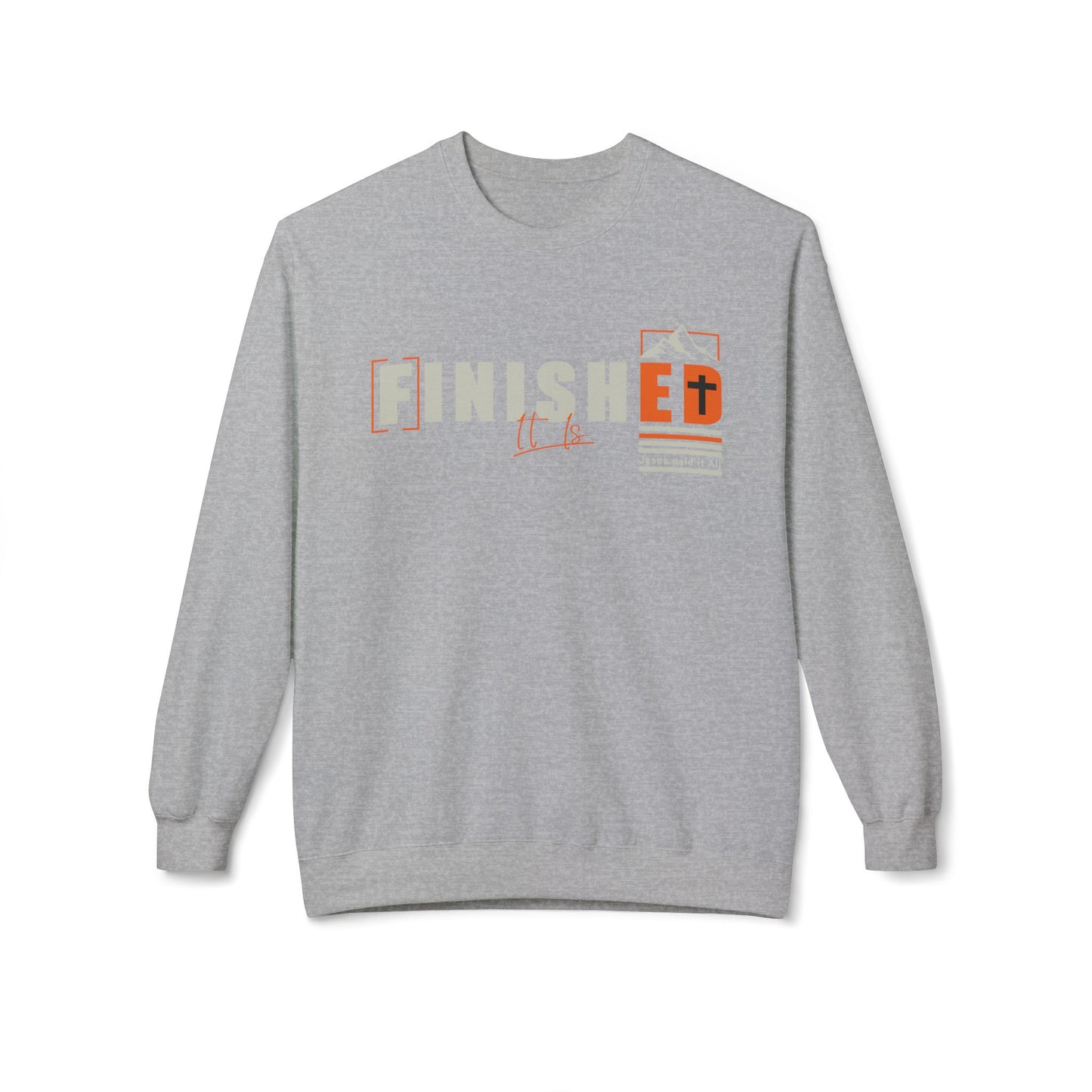 Es ist vollbracht - Unisex Softstyle Fleece Sweatshirt 