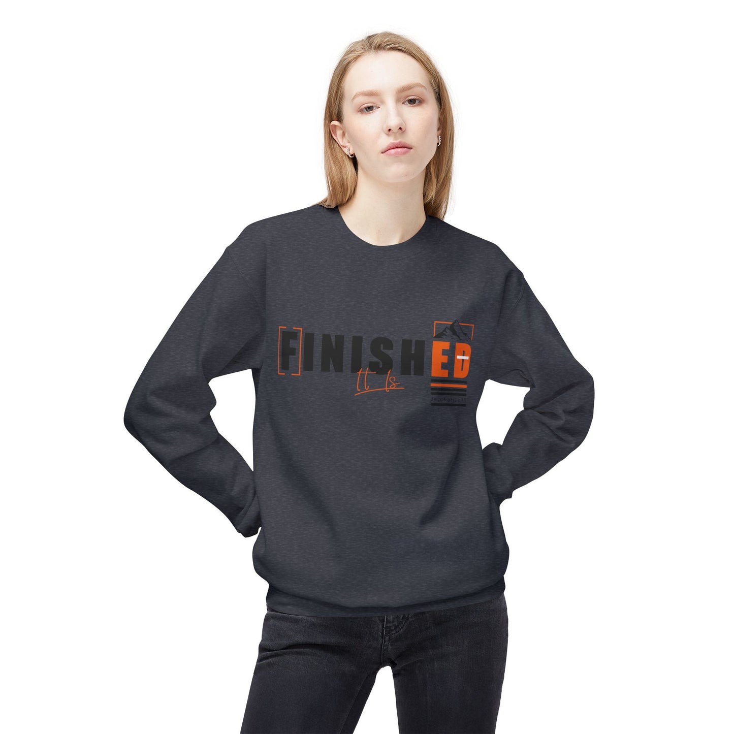 Es ist vollbracht - Unisex Softstyle Fleece Sweatshirt 