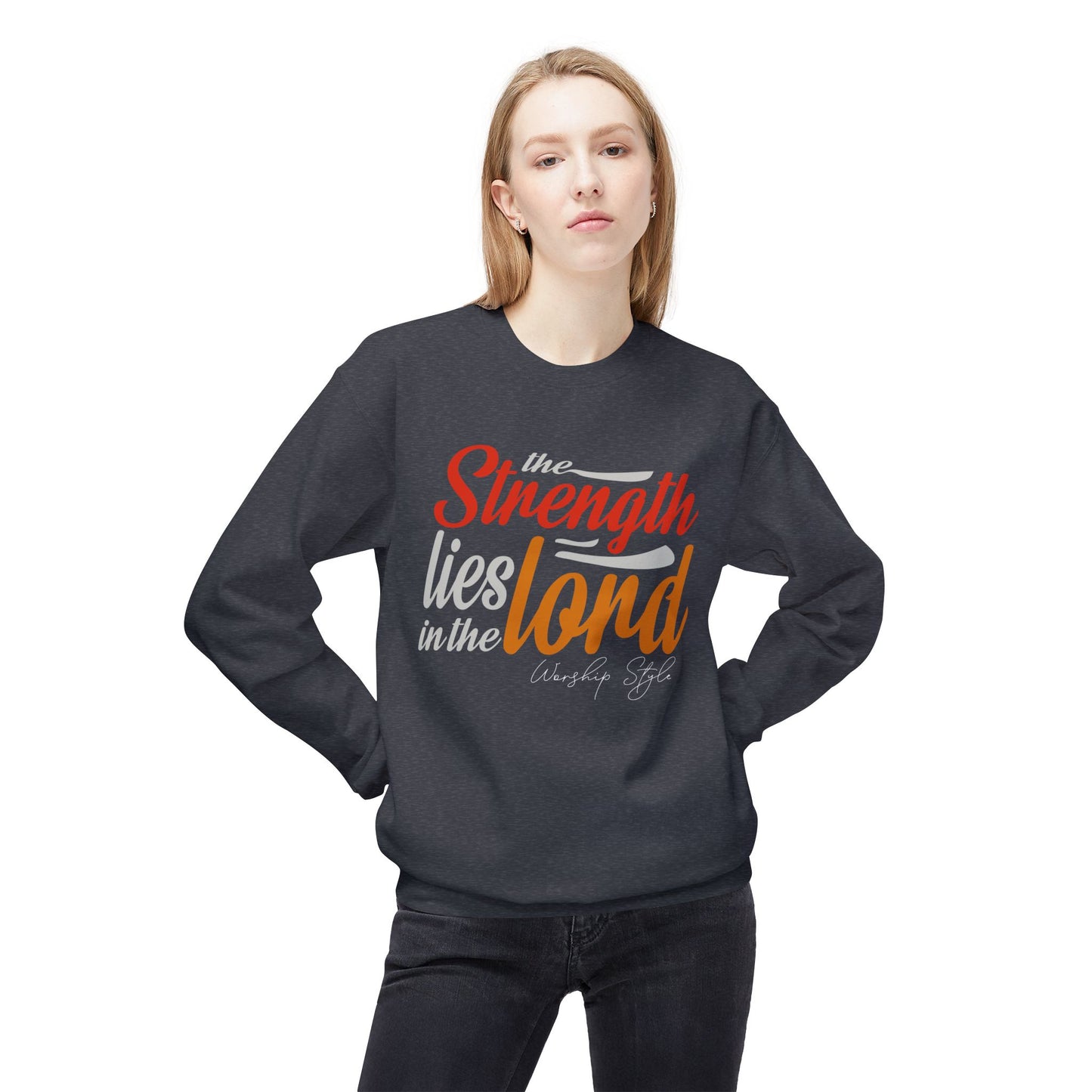 Strenght in The Lord - Unisex Softstyle Fleece Sweatshirt