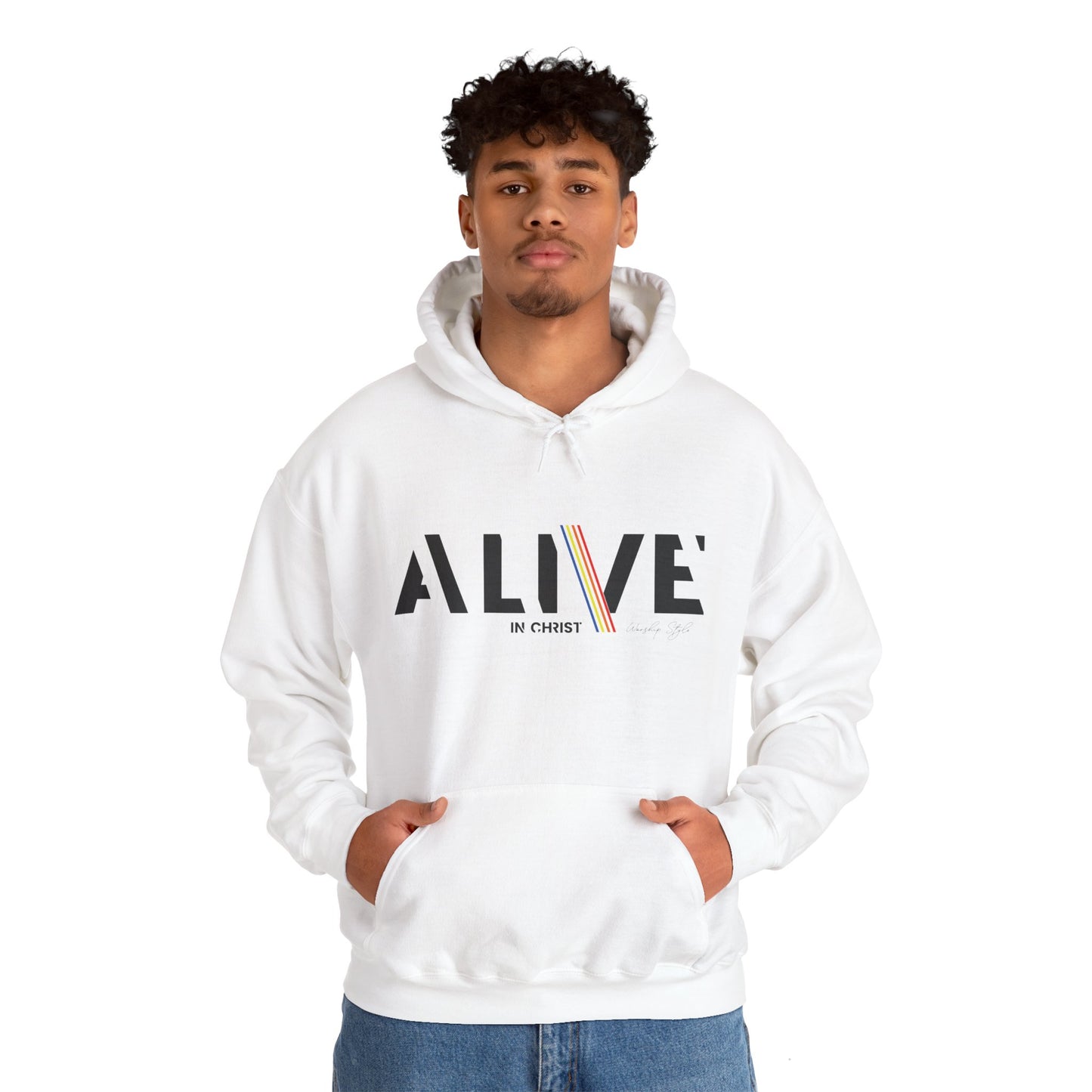 Alive in Christ -Unisex  Sweat-shirt à capuche Heavy Blend™ 