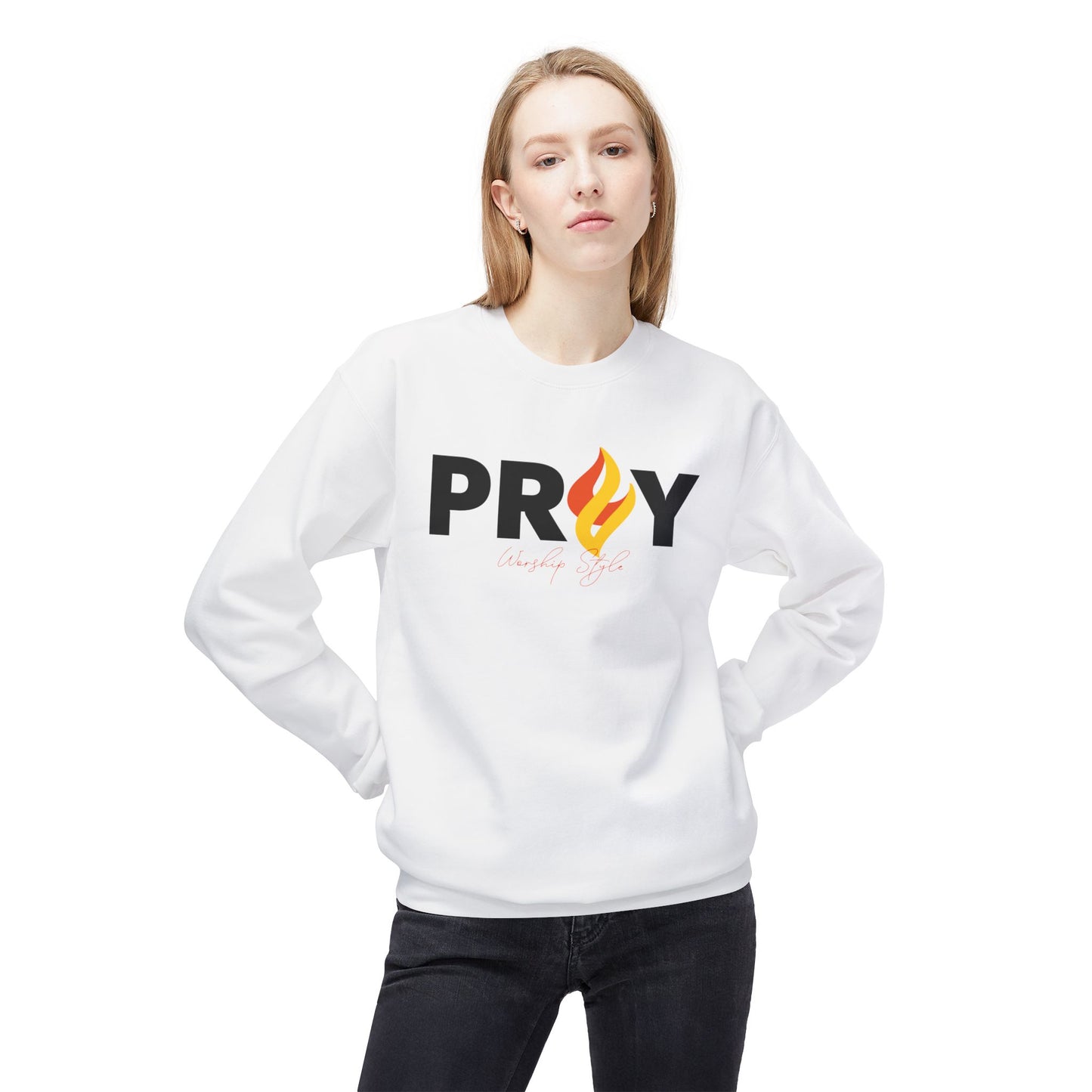 PRAY - Unisex Sweat-shirt en polaire doux 