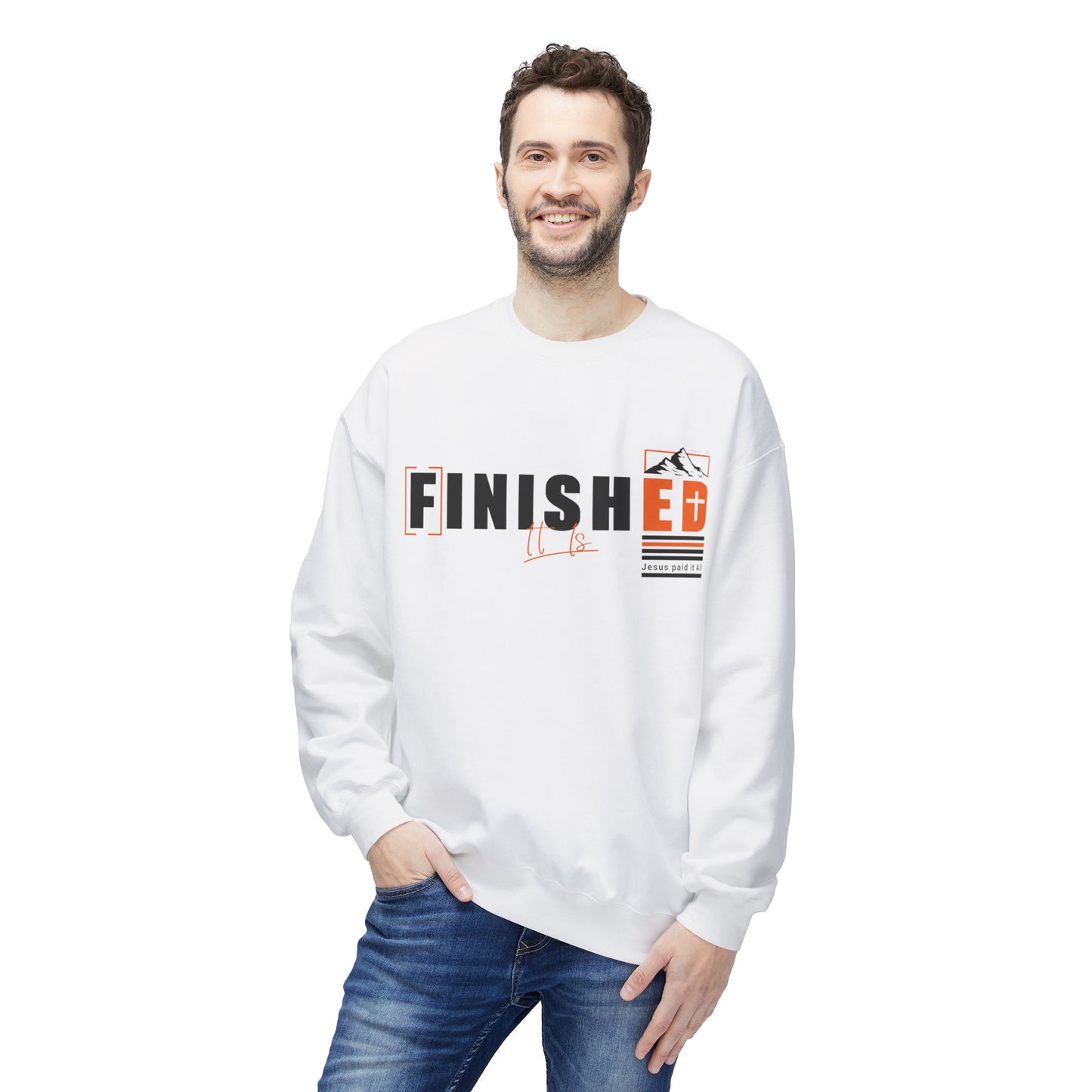 Es ist vollbracht - Unisex Softstyle Fleece Sweatshirt 