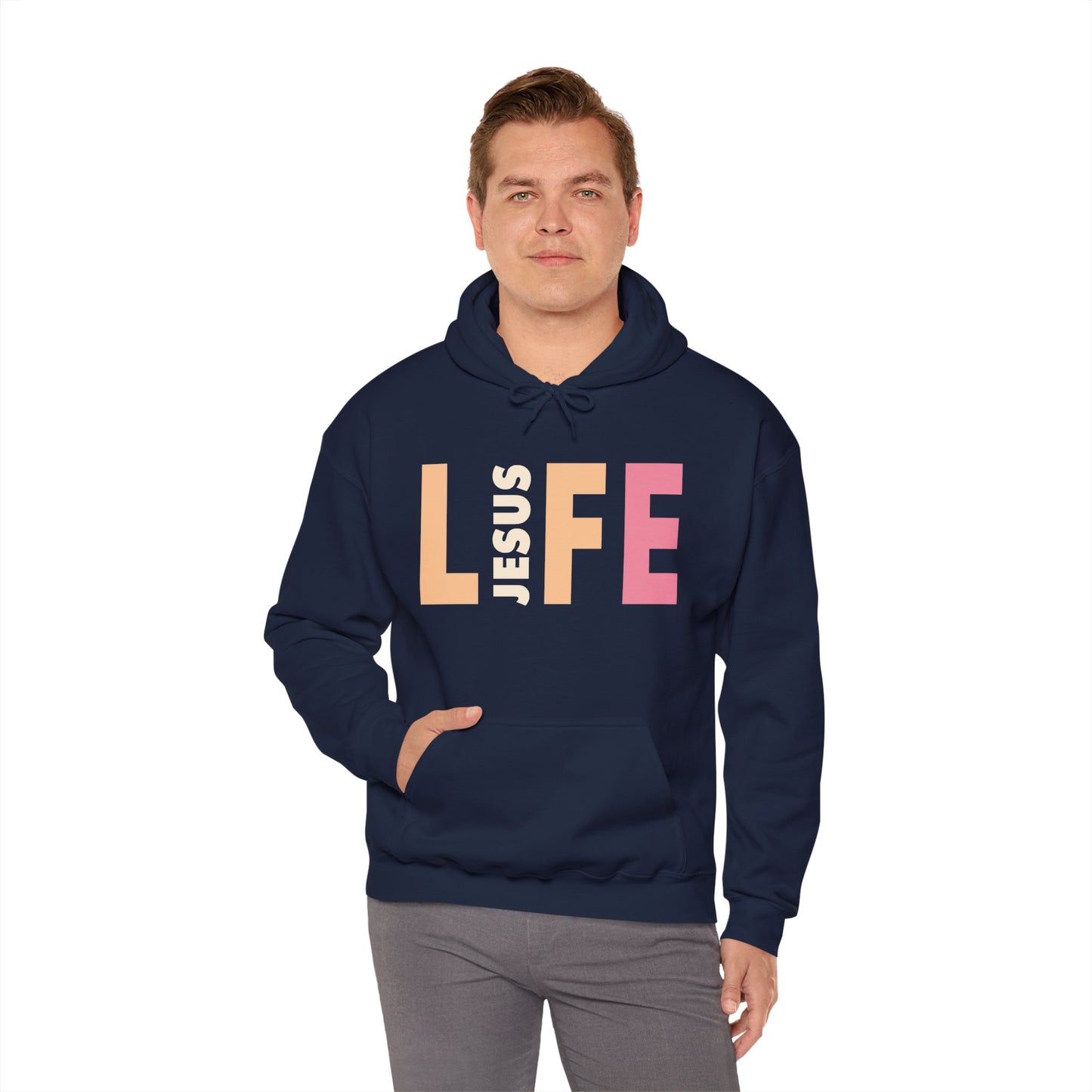 Jesus is Life - Unisex Sweat-shirt à capuche Heavy Blend™ 