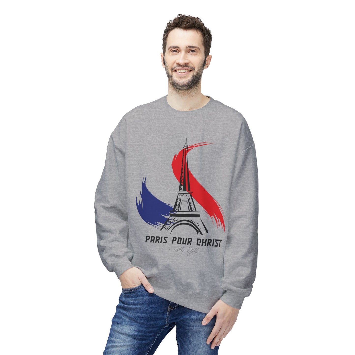 Paris Pour Christ - Unisex Softstyle Fleece Sweatshirt