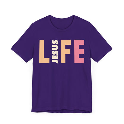 Jesus Is The Life - Unisex Jersey Short Sleeve Tee