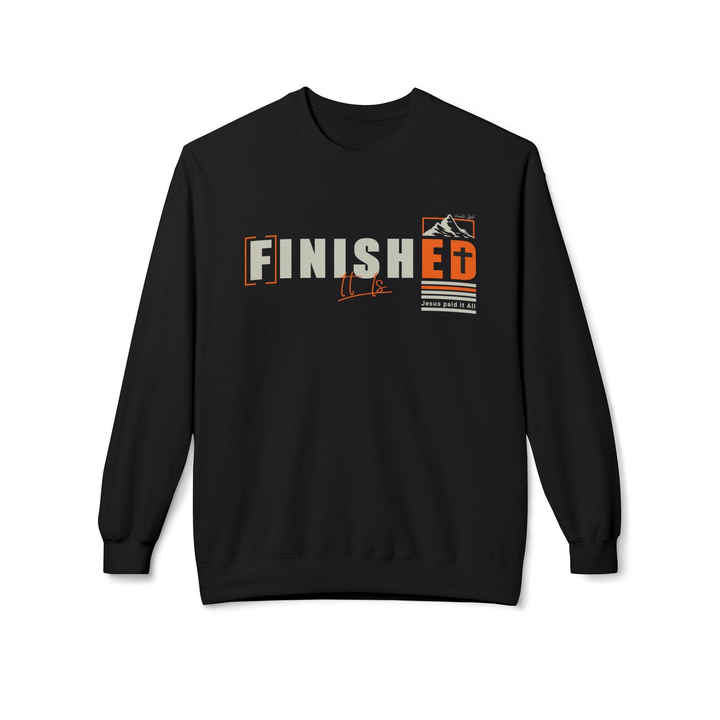 It is Finished - Unisex Sweat-shirt en polaire douce 