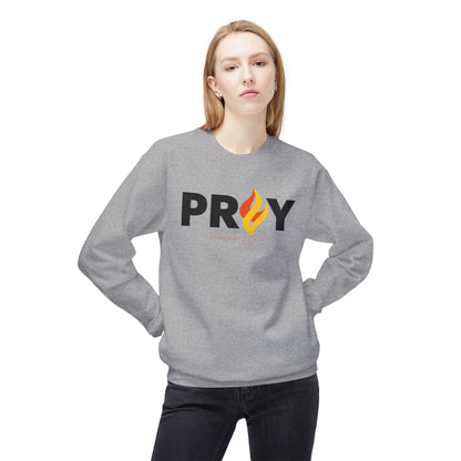 PRAY - Unisex Softstyle Fleece Sweatshirt