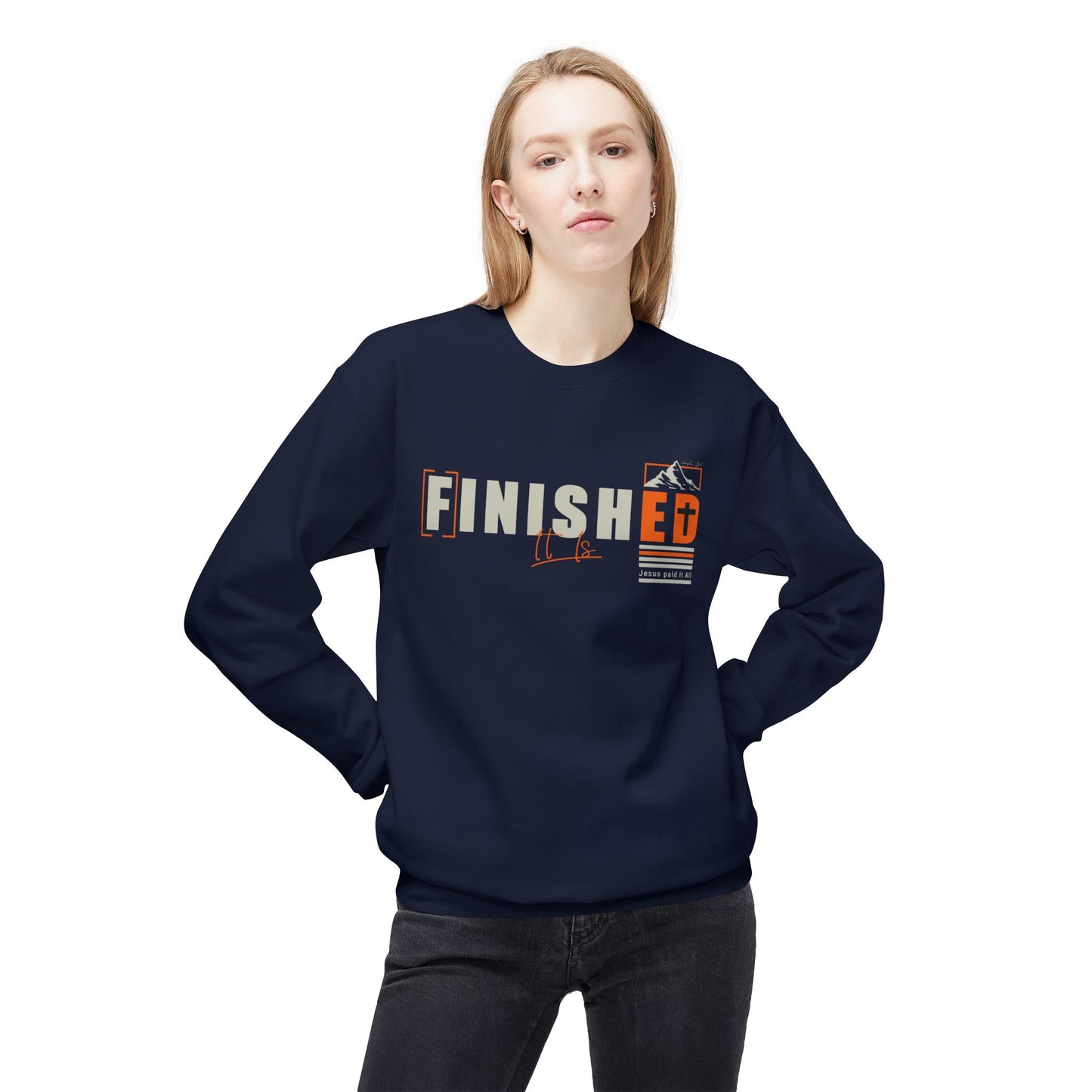 Es ist vollbracht - Unisex Softstyle Fleece Sweatshirt 