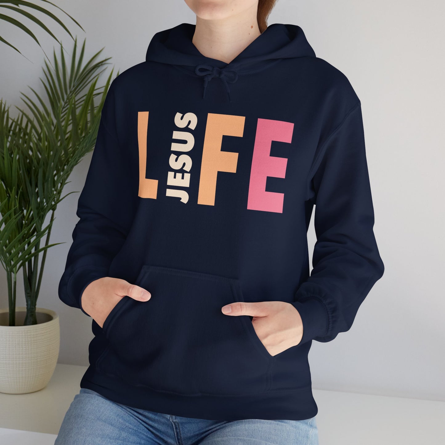 Jesus is Life - Unisex Heavy Blend™ Hooded Sweatshirt