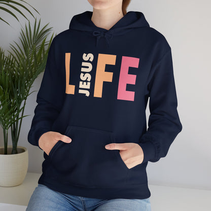 Jesus is Life - Unisex Sweat-shirt à capuche Heavy Blend™ 