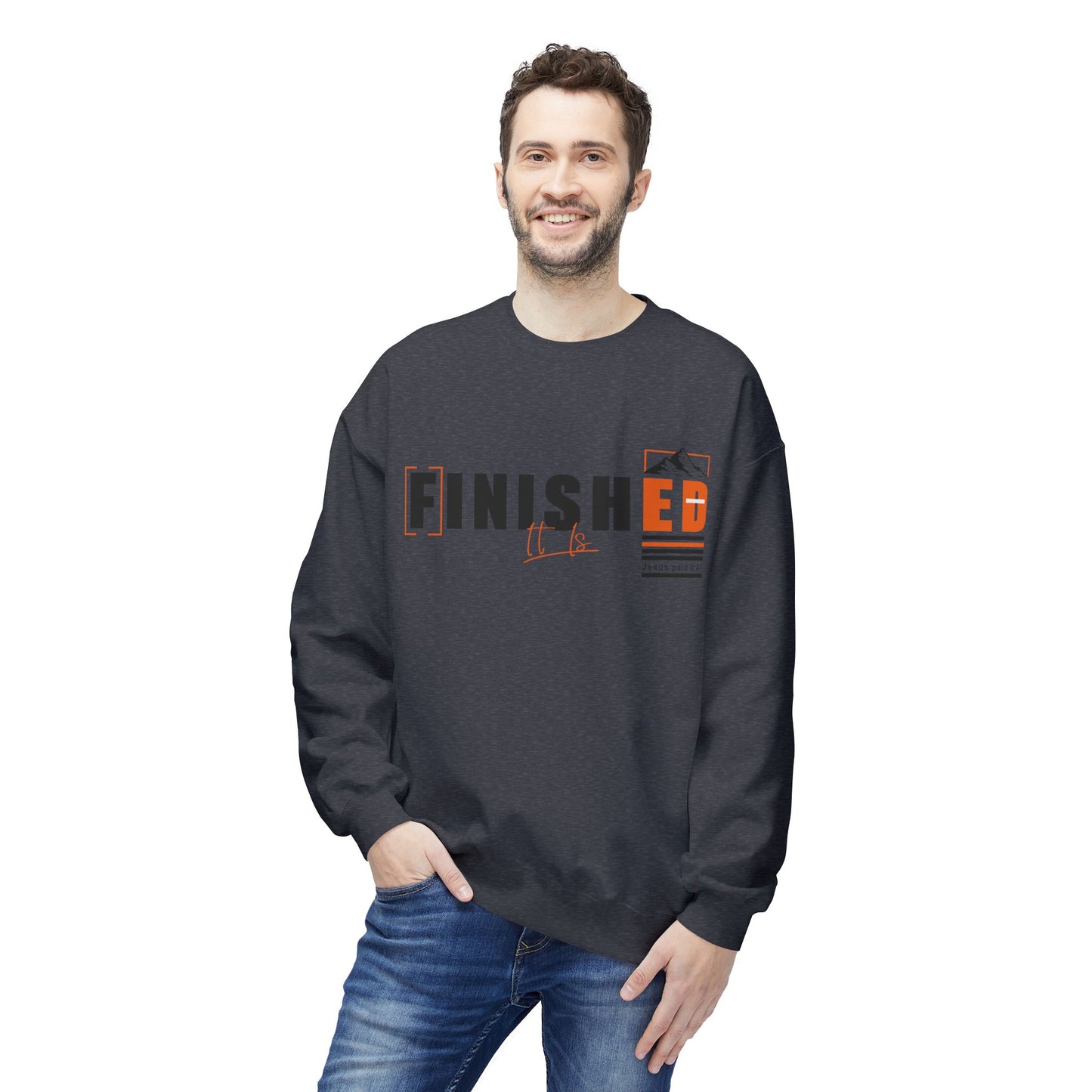 It is Finished - Unisex Sweat-shirt en polaire douce 