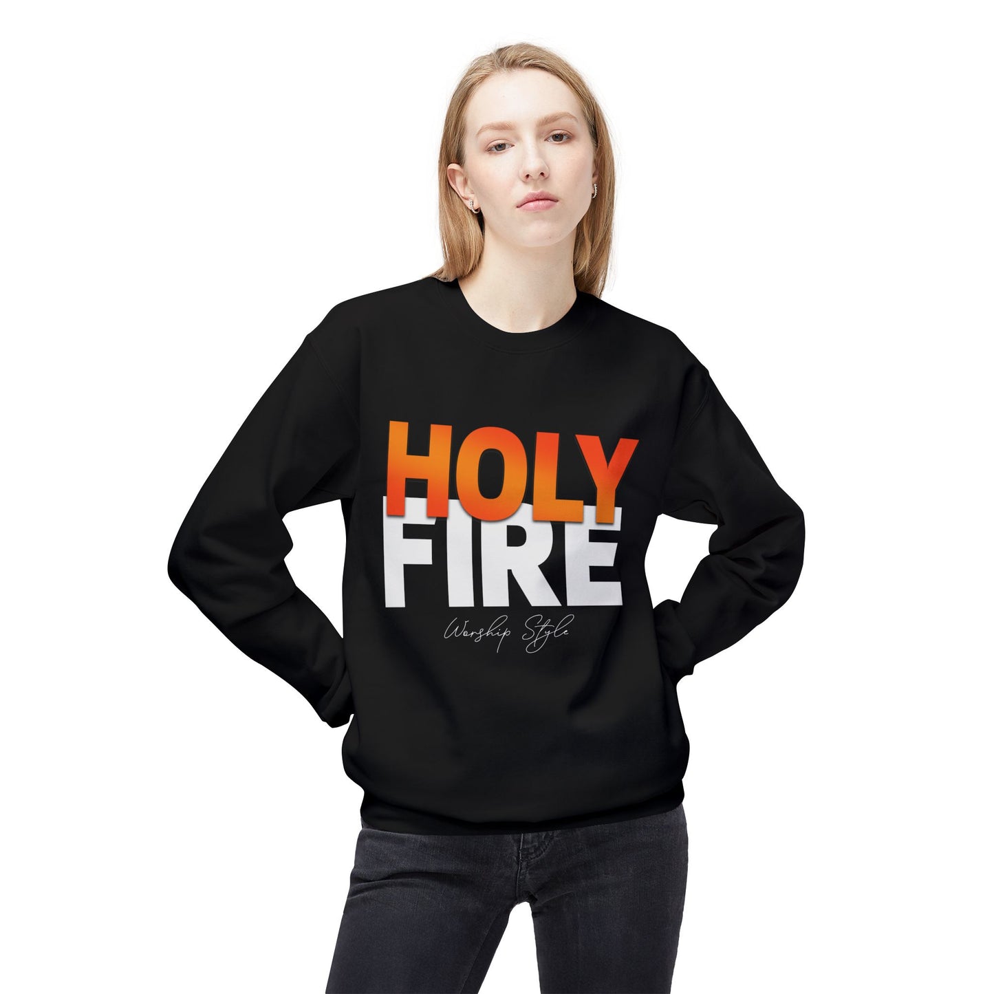 Heiliges Feuer - Unisex Softstyle Fleece Sweatshirt 