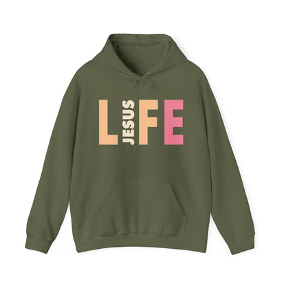 Jesus is Life - Unisex Heavy Blend™ Hooded Sweatshirt